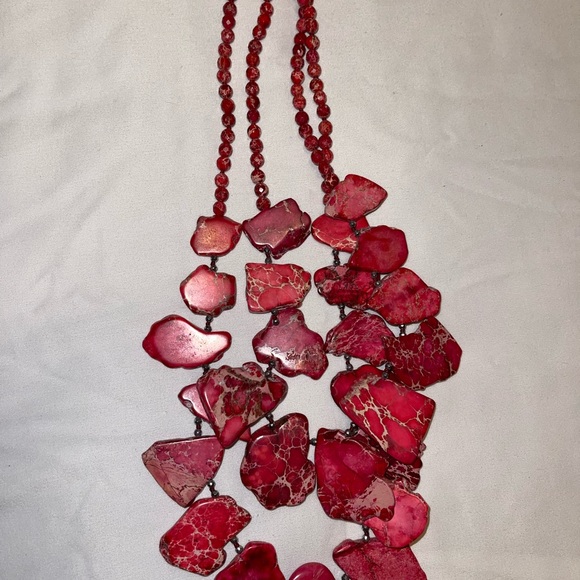 Pink Rock Necklace - Picture 3 of 5